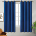 BGment Blackout Curtains for Bedroom - Grommet Thermal Insulated Room Darkening Curtains for Living Room, 46 x 63 Inch, 2 Panels, Royal Blu…