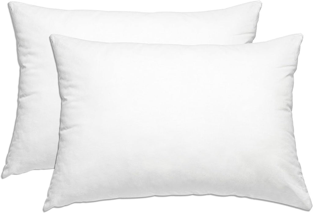PetalCliff 2 Pack, 200 Thread Count 100% Cotton Percale Zipper Pillow Protectors Pillow Encasement. (Queen: 21 x 30 Inch) 2 Pack 30 Inch Co…
