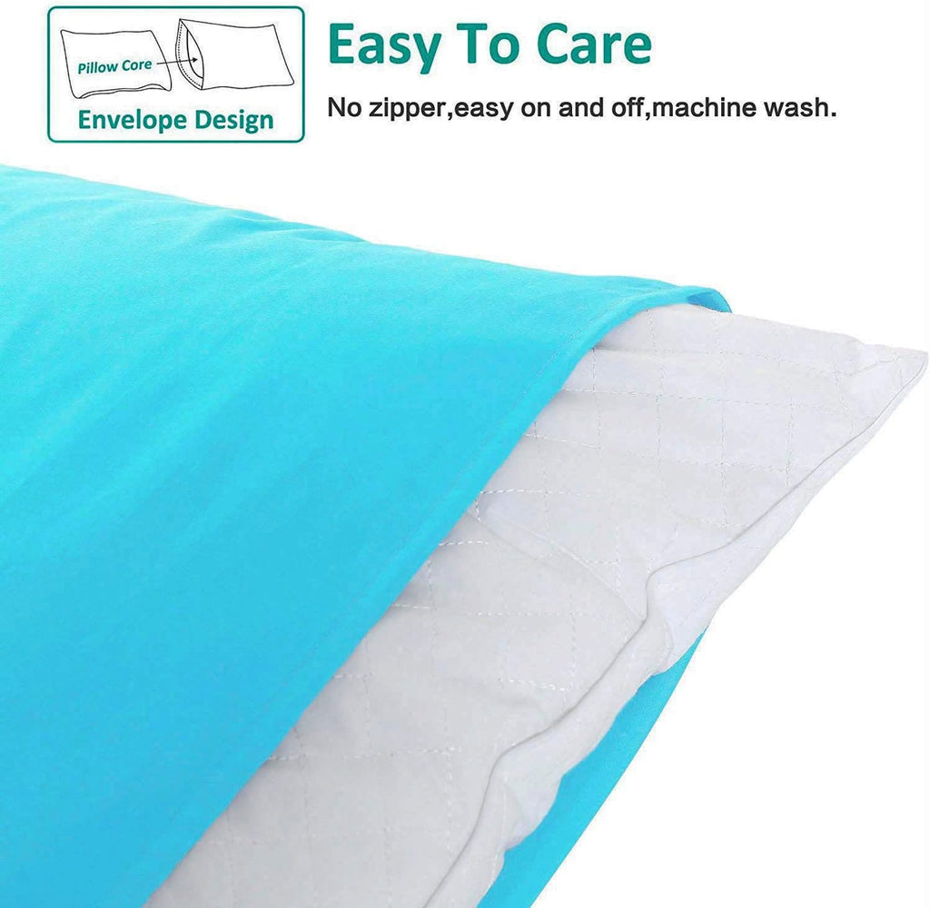 Ntbay Standard Pillowcase Set - 2 Pack Brushed Microfiber - Soft, Wrinkle-Free, Fade, Stain-Resistant, Pillow Cases with Envelope Closure -…