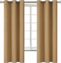 BGment Blackout Curtains for Living Room - Grommet Thermal Insulated Room Darkening Curtains for Bedroom, 2 Panels of 42 x 63 Inch, Khaki 6…