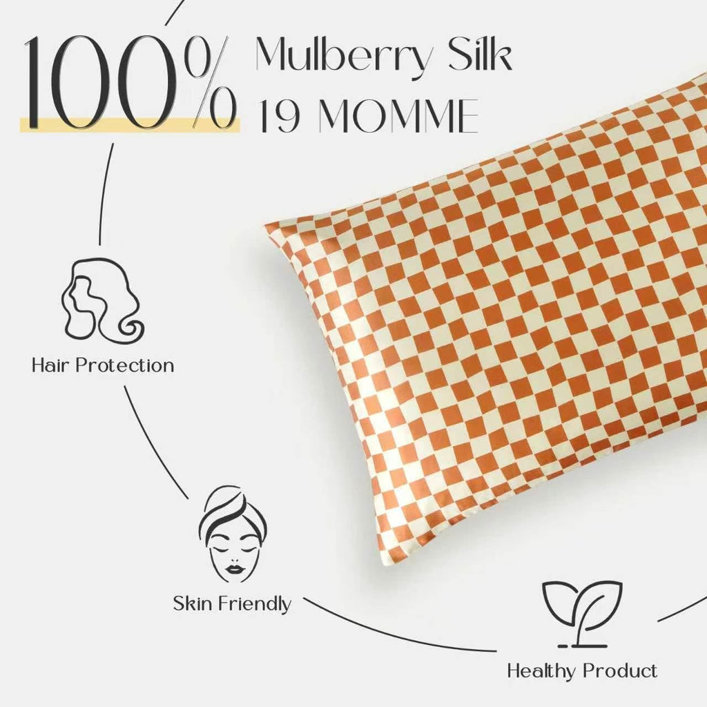 ZIMASILK 100% Pure Mulberry Silk Pillow Cases for Hair and Skin, Soft, Hypoallergenic & Smooth, Both Sides Grade 6A Silk, with Hidden…