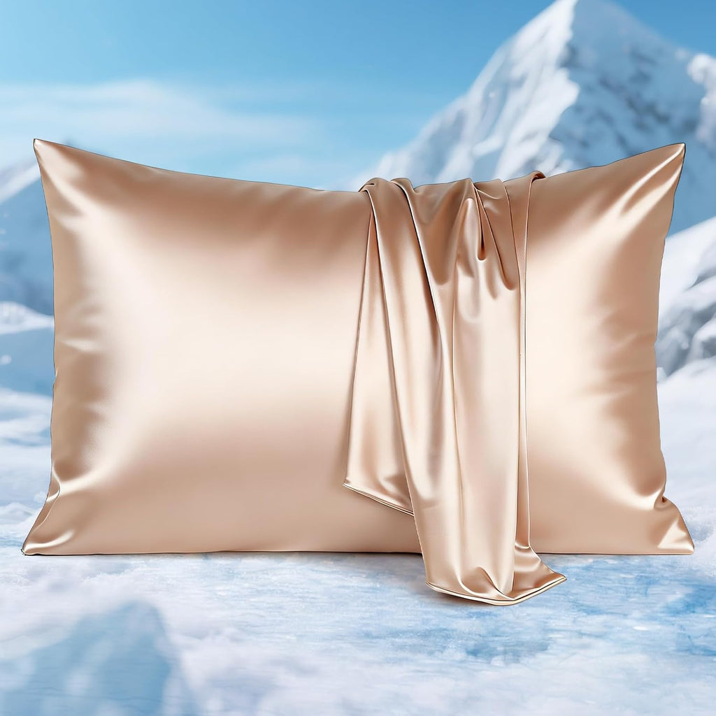 Avolare Cooling Pillow Cases Queen Size Set of 2, Arc-Chill 3.0 Cooling Pillow Cases for Hot Sleepers, Gentle on Hair and Skin, Zipper Pill…