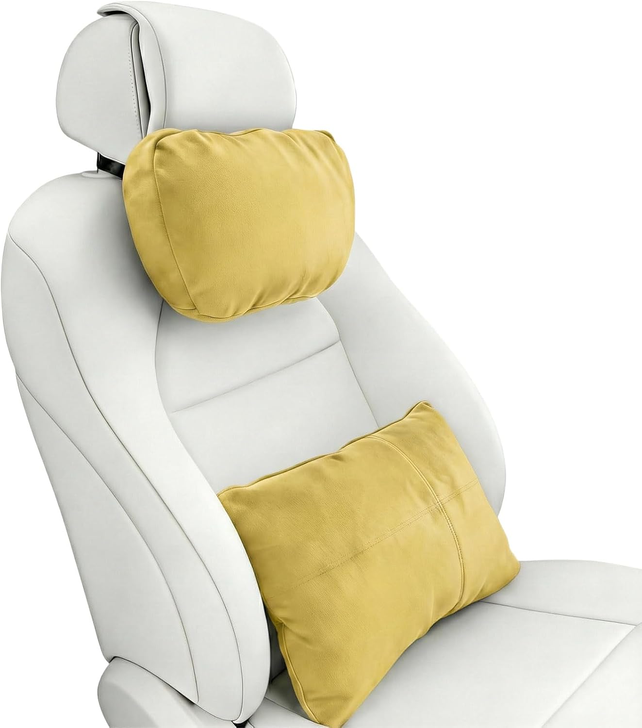 WELBRIT 2PCS Car Pillow for Car Neck Pillow for Driving Seat Neck Support Soft Cushion Back Support Head-Rests for Vehicle Sleeping…
