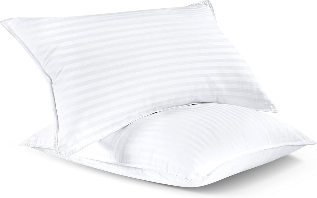 Utopiabedding Utopia Bedding Bed Pillows for Sleeping Standard Size (White), Set of 2, Down Alternative Pillow for Sleeping, Cooling Hotel…