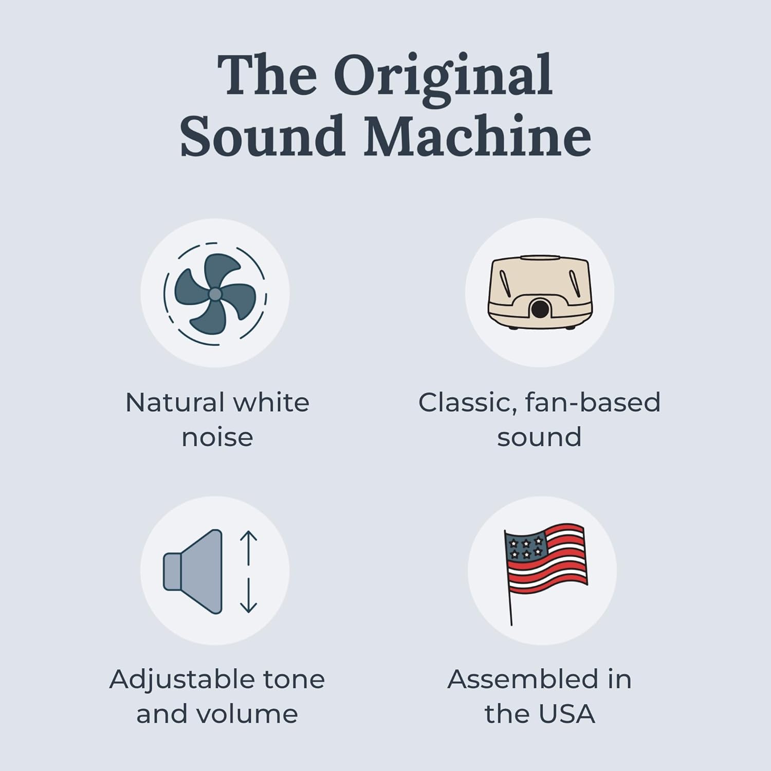 Yogasleep Dohm Classic (Tan) The Original White Noise Machine, Soothing Natural Sound from a Real Fan, Noise Cancelling for Office Privacy,…