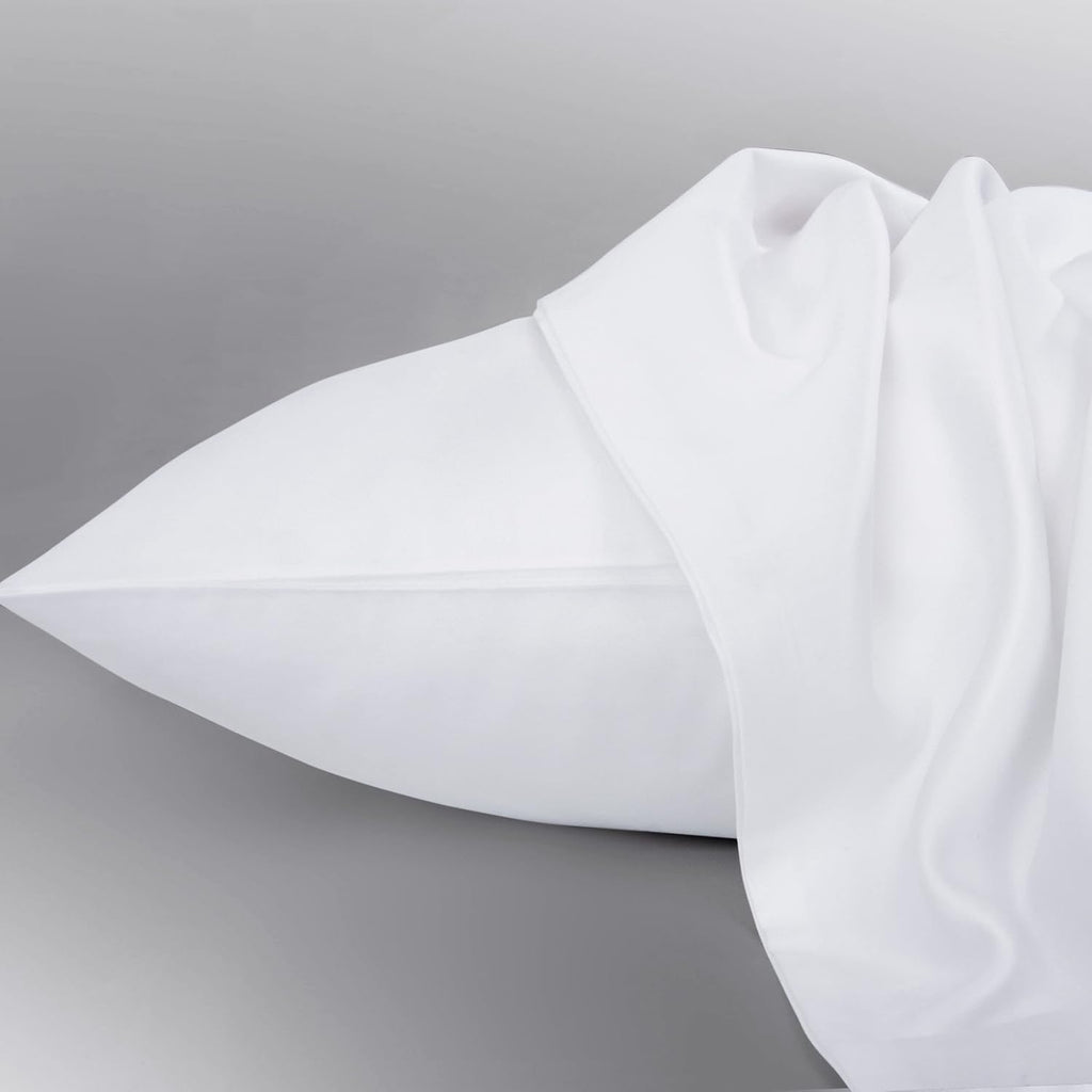 NTBAY Egyptian Cotton King Pillowcases - Set of 2, 500 Thread Count Cotton Pillowcases - Soft and Breathable Envelope Closure Pillow…