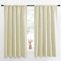 NICETOWN Blackout Curtains for Living Curtains, Room Darkening Curtains & Drapes for Kids Bedroom, Home Decoration Draperies (Beige, 52…
