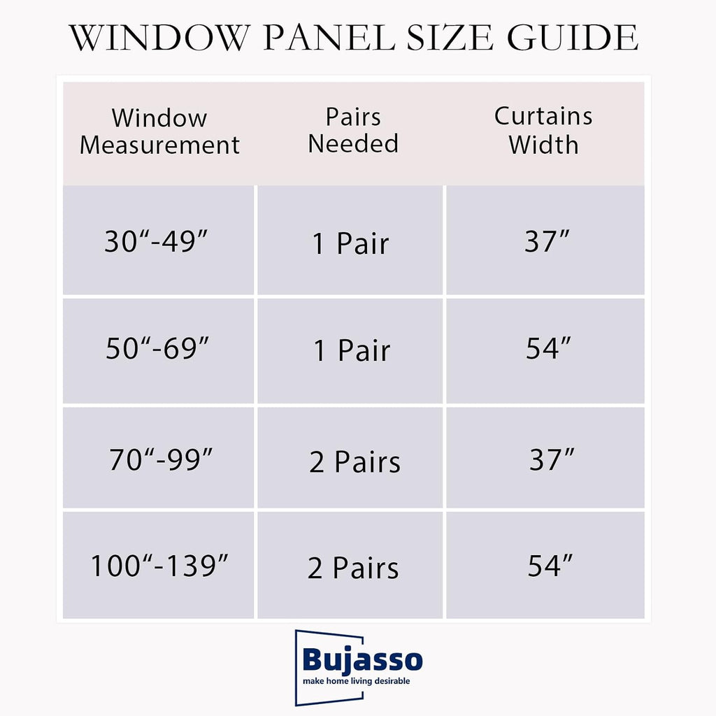 Bujasso Beige 80% Blackout Curtains with Sheer Overlay Mix and Match Double Layer Thermal Insulated Window Panels 90 inch for Living Room B…