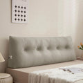 Wedge Pillows Headboard Twin XL for Dorm Light Grey Headboard Backrest Pillows for Sitting Up in Daybed and Bunk Beds Large Bolster…