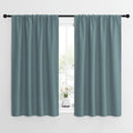 NICETOWN Greyish Blue Blackout Curtains Panels for Window, Thermal Insulated Rod Pocket Blackout Drapes/Draperies for Living Room (2…