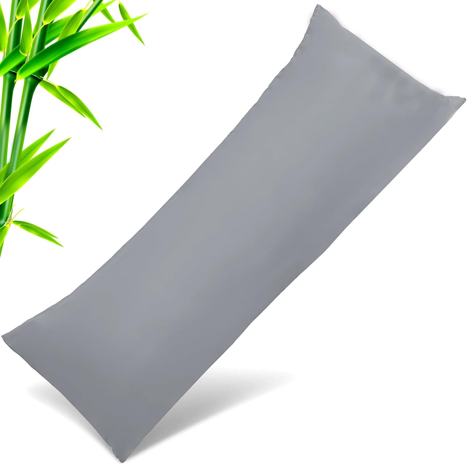 Body Cooling Pillow Cases Cover, Bamboo Rayon Pillowcases with Zipper Closure, Cool & Breathable Pillow Case for Hot Sleepers and Night…