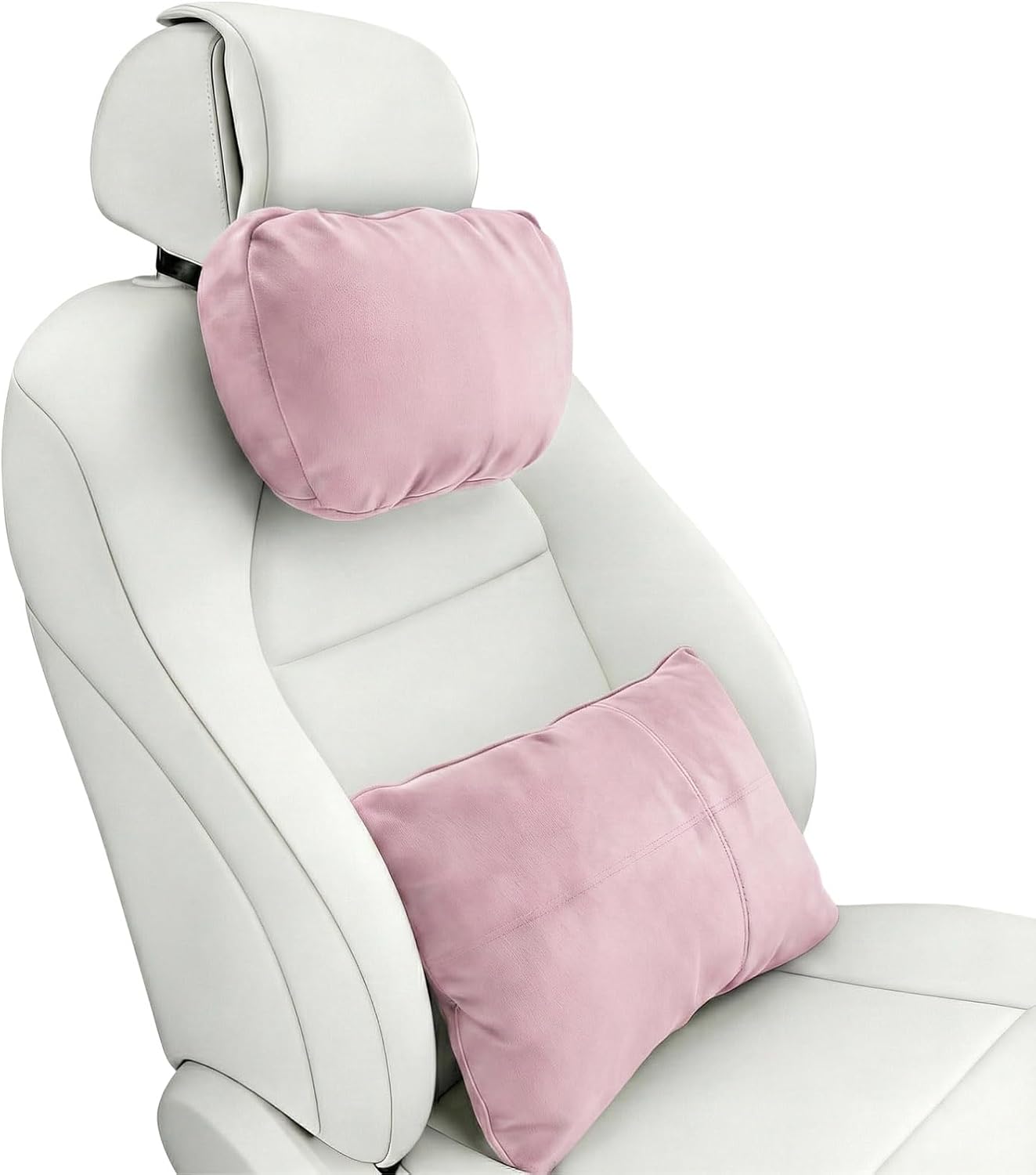 WELBRIT 2PCS Car Pillow for Car Neck Pillow for Driving Seat Neck Support Soft Cushion Back Support Head-Rests for Vehicle Sleeping…