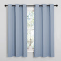 NICETOWN Bedroom Blackout Curtains for Windows, Vintage Blue Window Treatment Drapes, Home Fashion Thermal Insulated Blackout Curtain…