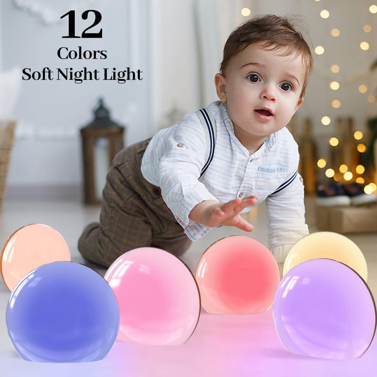 Meditation White Noise Sound Machine with 30 Soothing Sounds 12 Colors Night Light 10 Brightness Levels 32 Volume Level 4 Timers and…