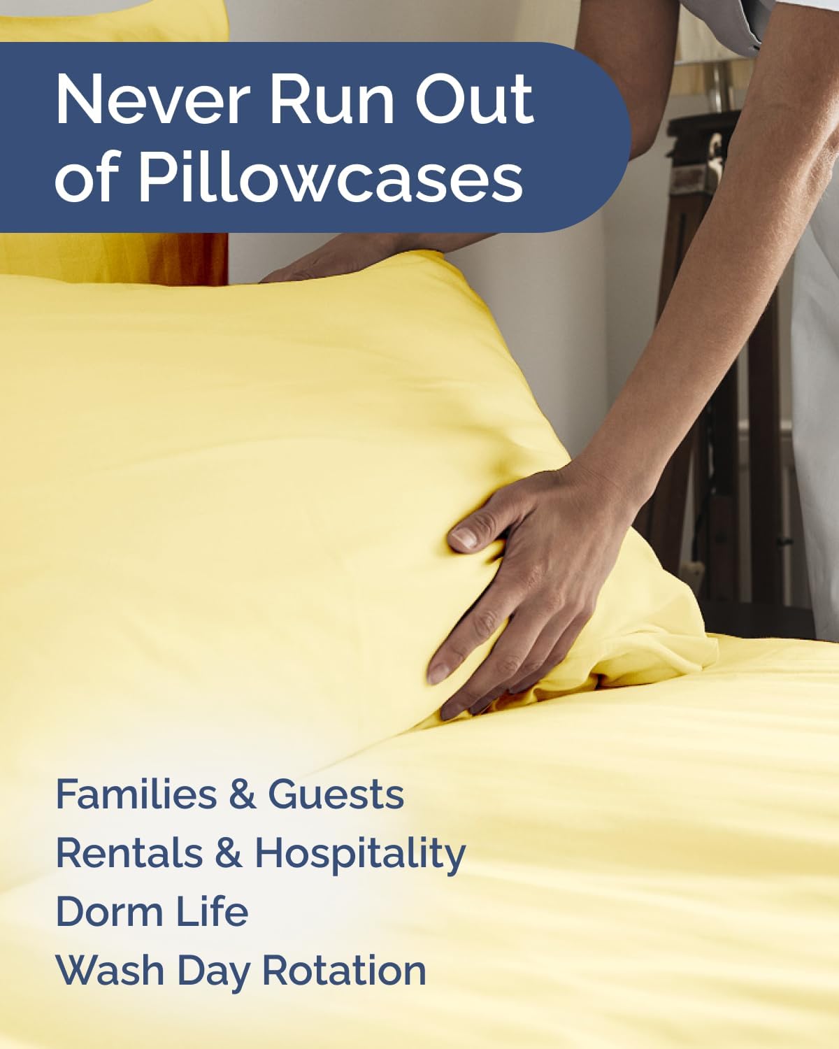 Standard Pillow Cases Set of 8 - Ultra Soft Hotel Quality Pillowcase Covers - Comfy, Cozy & Wrinkle Free - Shrink, Stain & Fade Resistant…