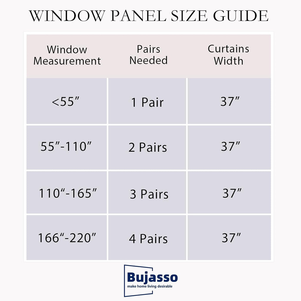 Bujasso Black Blackout Curtain Panels with Sheer Overlay Mix and Match Double Layer Thermal Insulated Window Treatment Set for Bedroom Livi…