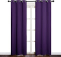 NICETOWN Blackout Curtain Panels for Kids Room, Triple Weave Home Decoration Thermal Insulated Solid Ring Top Blackout Curtains/Drapes…