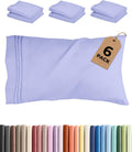 Standard Pillow Cases Set of 6 - Ultra Soft Hotel Quality Pillowcase Covers - Comfy, Cozy & Wrinkle Free - Shrink, Stain & Fade Resistant…