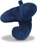 J-Pillow Travel Pillow - Chin Supporting Travel Pillows for Sleeping Airplane - Flight Pillow Supports Your Head, Neck & Chin (Blue) Blue
