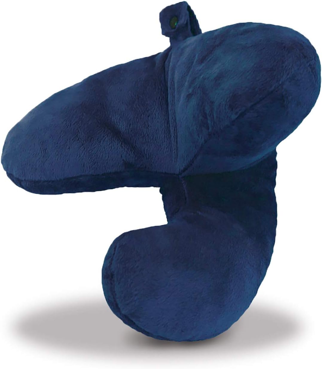 J-Pillow Travel Pillow - Chin Supporting Travel Pillows for Sleeping Airplane - Flight Pillow Supports Your Head, Neck & Chin (Blue) Blue