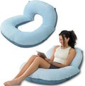 Insen Reading Pillow, Back Pillow for Sitting in Bed for Reading, Nurse & Relax, Reading Pillow for Adults, Moms & Kids, Sit Up Pillow for…