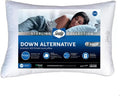 Sealy Sterling Collection Down Alternative Pillows 400 Thread Queen - 2 Pack 2 Pack White