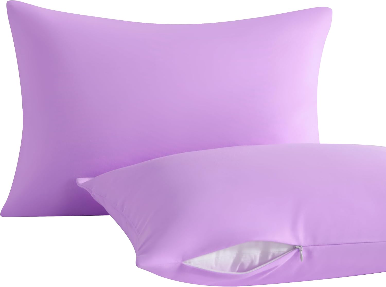 Ntbay 2 Pack Pillows with Pillowcases, Soft Cotton Down Alternative 13x18 with Microfiber Zippered Pillowcases for Sleeping in Crib Bed - M…