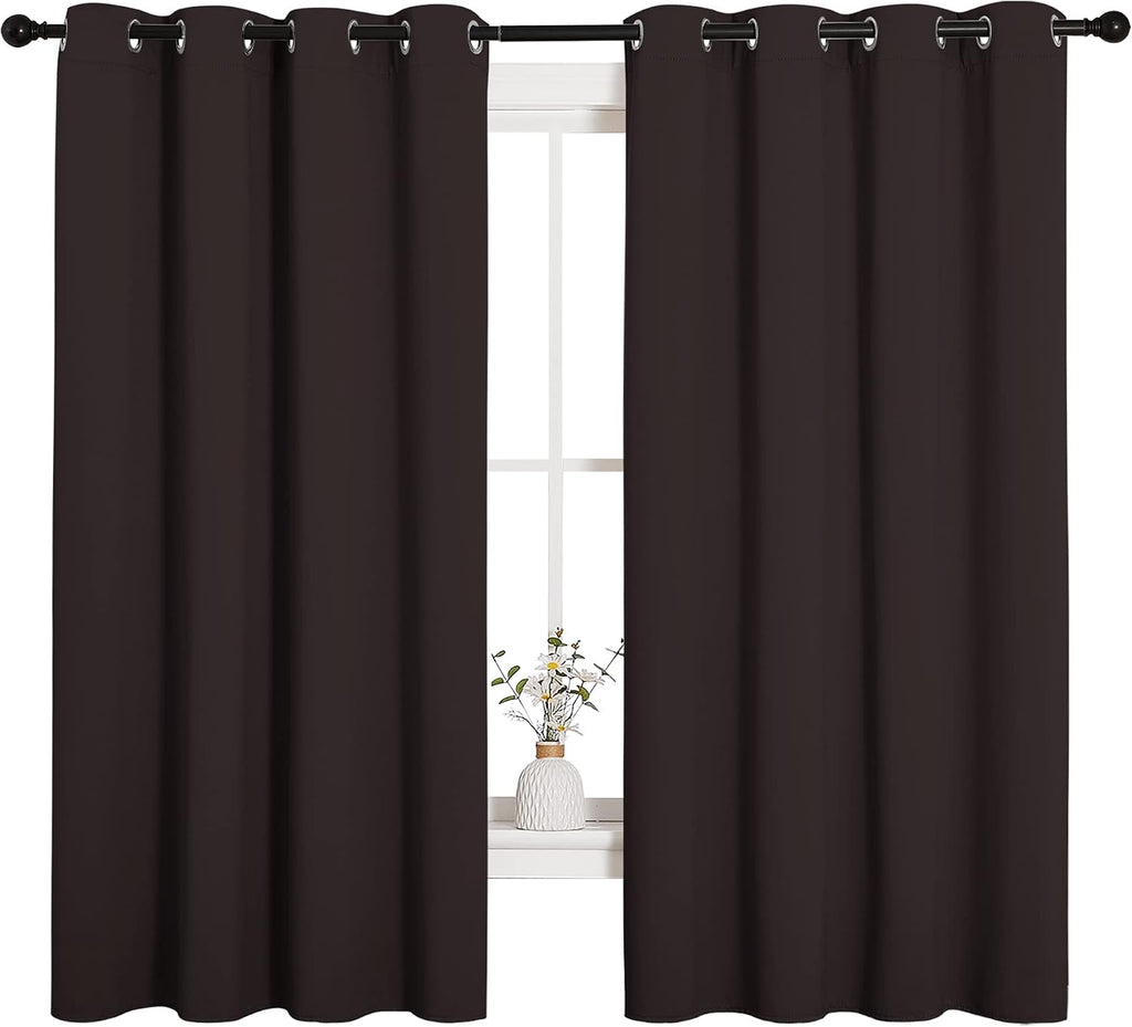 NICETOWN Blackout Curtain Panels for Bedroom Window, Triple Weave Microfiber Energy Saving Thermal Insulated Blackout Draperies and…