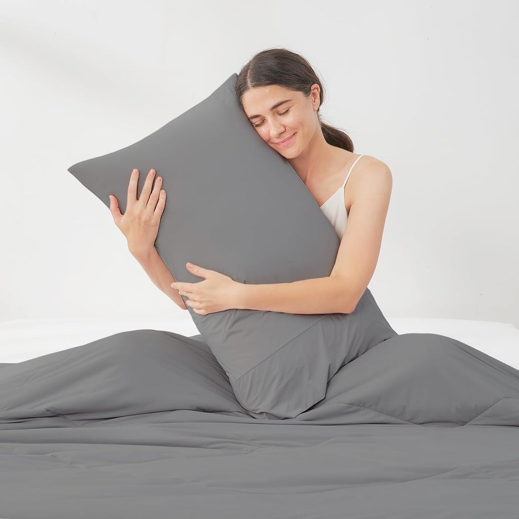 CozyBliss Cozy Bliss 2pcs Cooling Pillow Cases Set for Hot Sleepers & Night Sweats, Q-Max 0.5 Silky Wrinkle-Free Pillow Covers with Envelop…