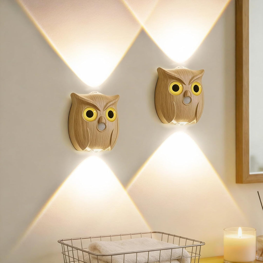 Motion Sensor Night Light: 1200mAh Rechargeable Wall Sconce 2pcs Magnetic Stair Lights Indoor Wireless Wall Sconces Night Light for…