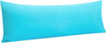 Ntbay Body Pillowcase - Brushed Microfiber 20x54 Pillowcase - Soft, Wrinkle-Free, Fade-Resistant, Stain-Resistant, Blue Body Pillow Cover w…