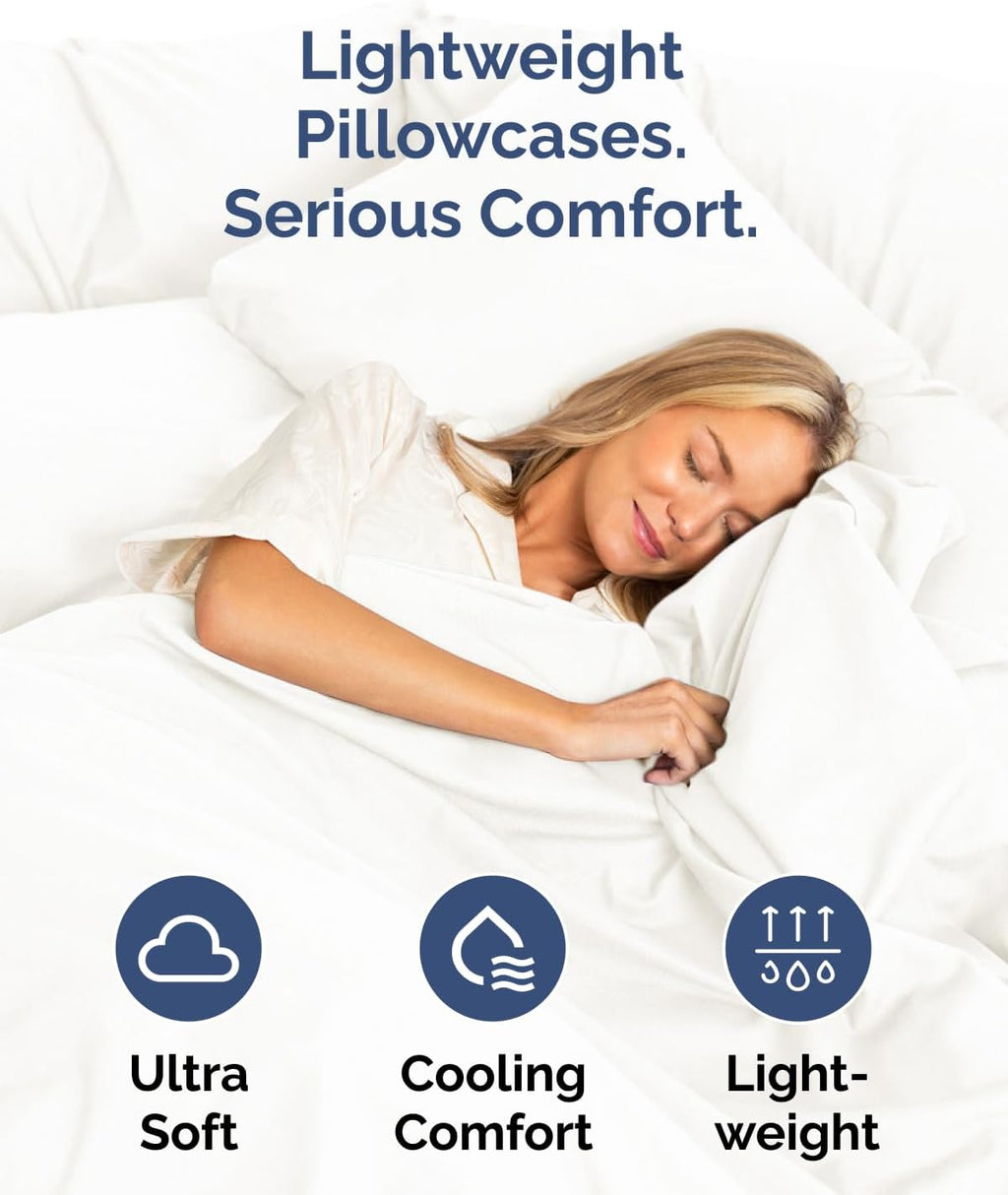 King Standard Pillow Cases Set of 8 - Ultra Soft Hotel Quality Pillowcase Covers - Comfy & Wrinkle Free - Shrink & Fade Resistant…