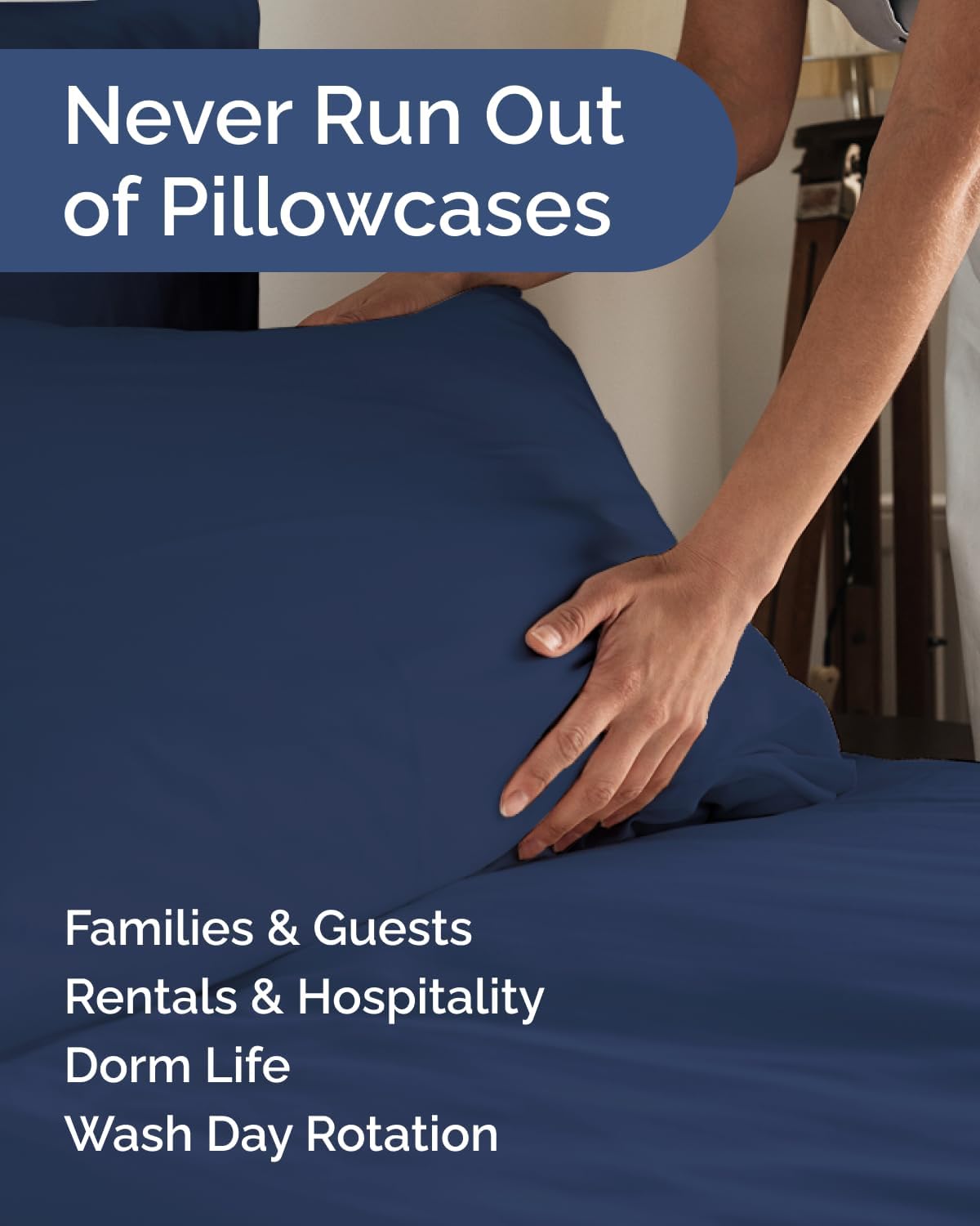 King Standard Pillow Cases Set of 8 - Ultra Soft Hotel Quality Pillowcase Covers - Comfy & Wrinkle Free - Shrink & Fade Resistant…
