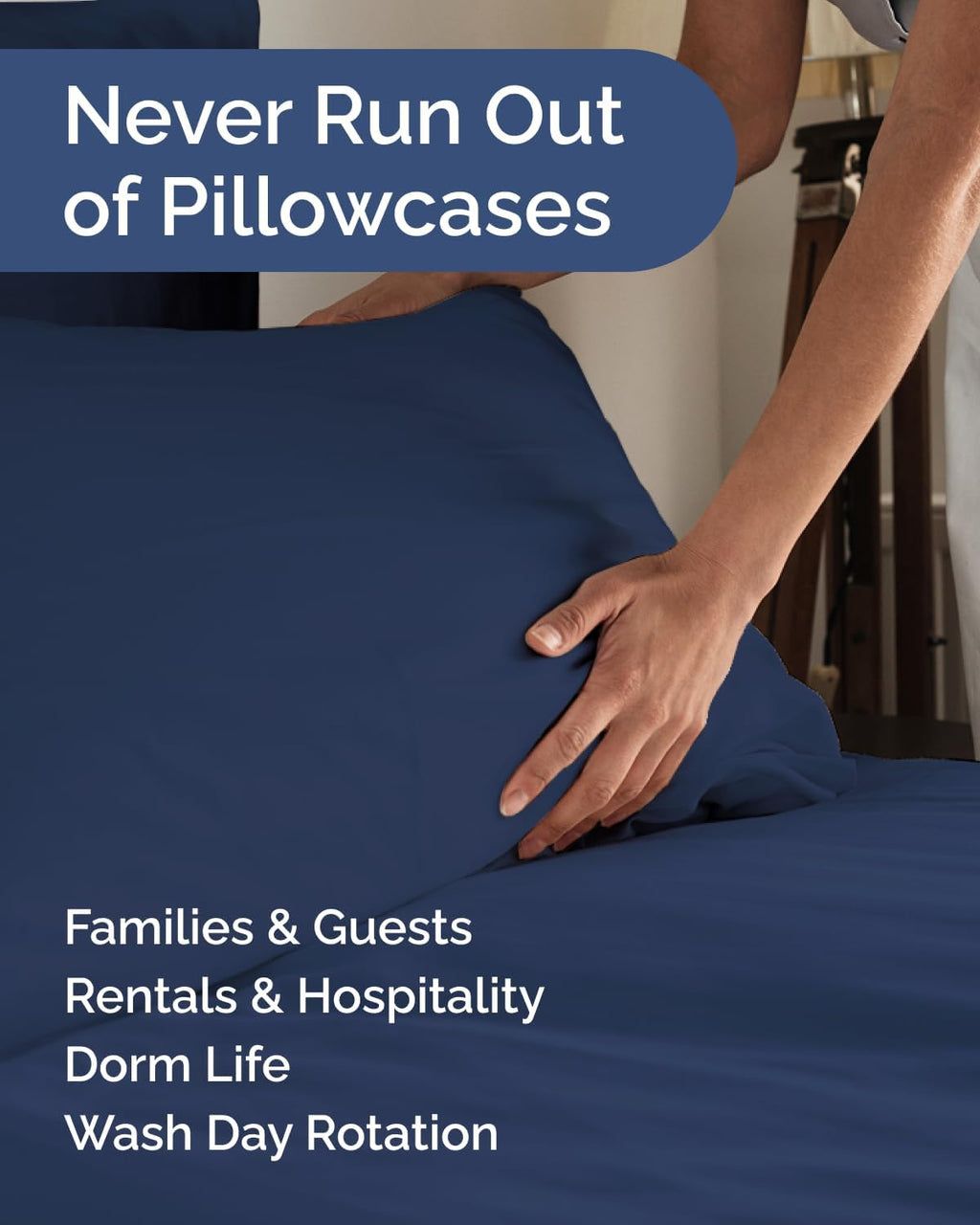 King Standard Pillow Cases Set of 10 - Ultra Soft Hotel Quality Pillowcase Covers - Comfy & Wrinkle Free - Shrink & Fade Resistant…