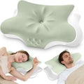Vjasd Cervical Neck Pillow for – Ergonomic Memory Foam Pillow for Side Sleeper Contour Orthopedic Bed Pillow for Neck Support with Cooling…
