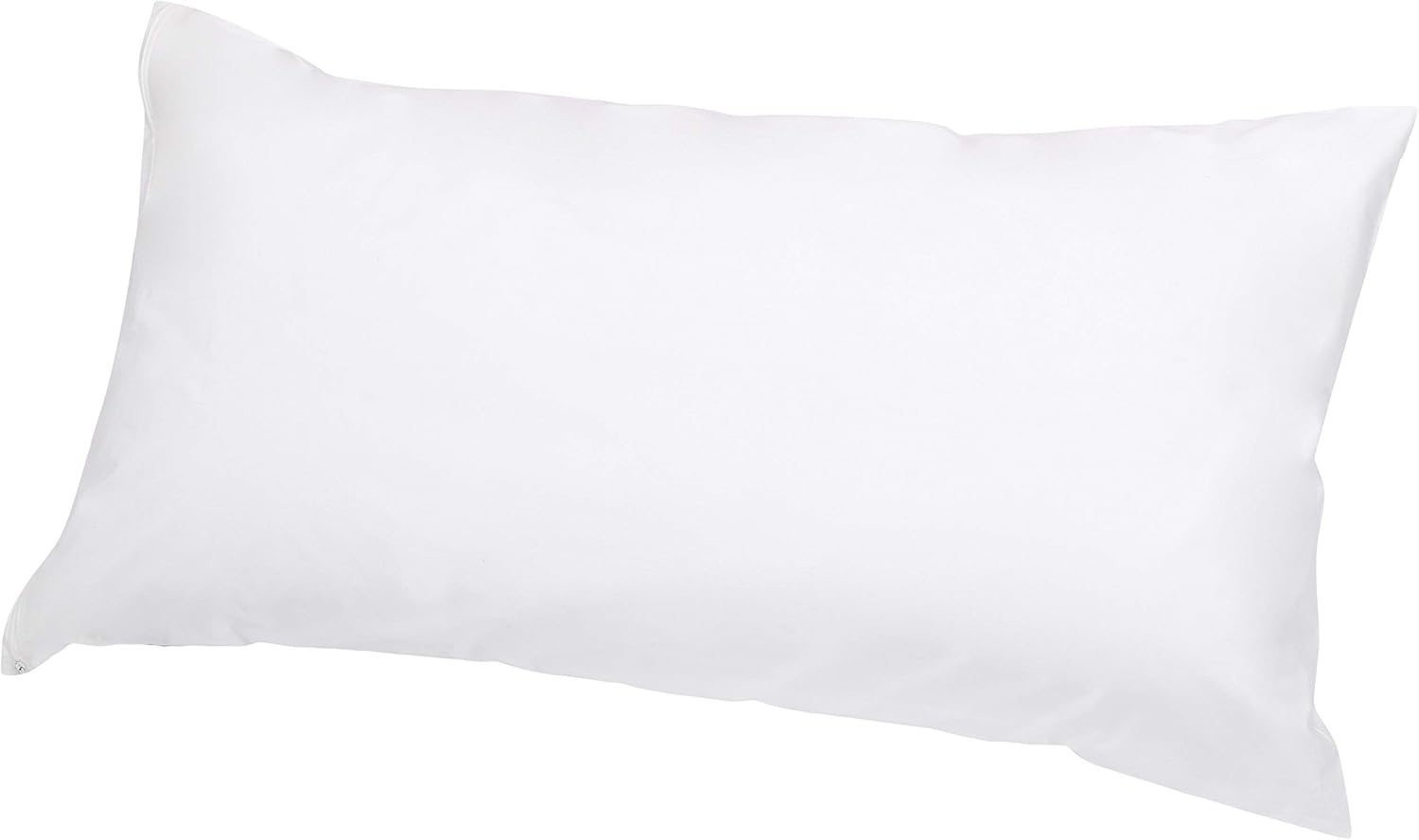 Amazon Basics King Pillow Pillowcases with Zipper, 100% Cotton Hypoallergenic, Pillow Protector, White (37 x 21 Inches), Pillows Not…