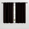 NICETOWN Blackout Window Curtains for Camper - (Toffee Brown Color) 42x40 Inch, 2 Panels Set, Thermal Insulated Room Darkening Blackout…