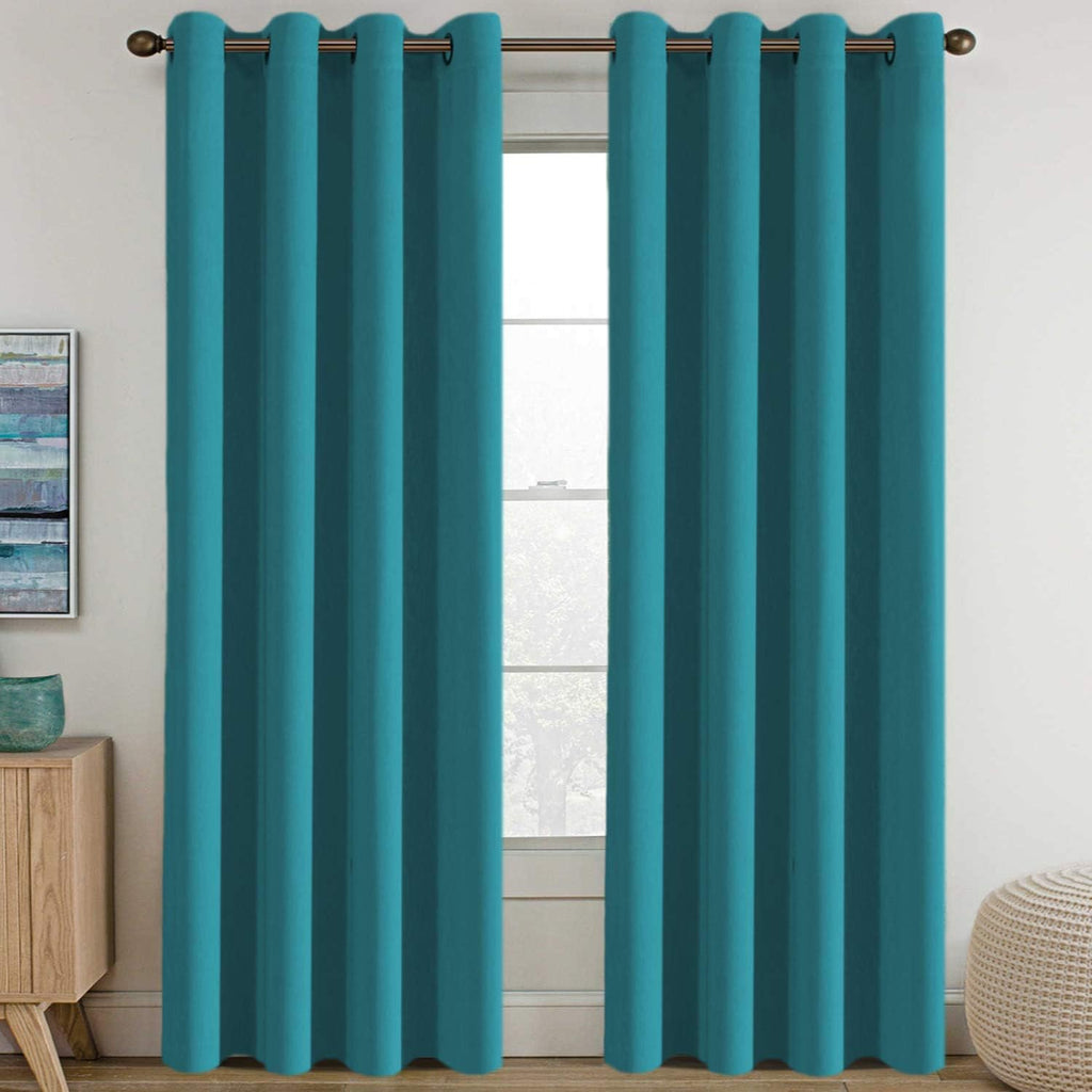H.VERSAILTEX Blackout Curtain for Living Room Thermal Insulated Window Treatment Curtain Extra Long 108 inch Length Energy Savi…
