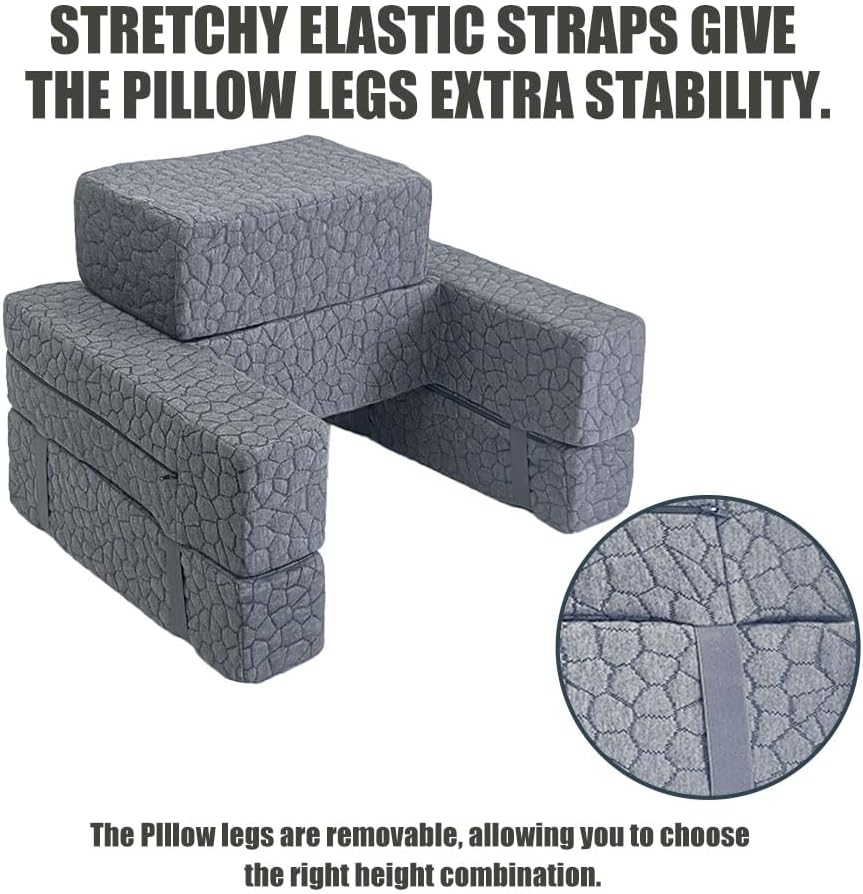 Bespilow Memory Foam Lap Desk Pillow for Adults - Extra Large Gaming Pillow for Lap, Laptop Couch Desk with Arm Rests & Independent Cup…