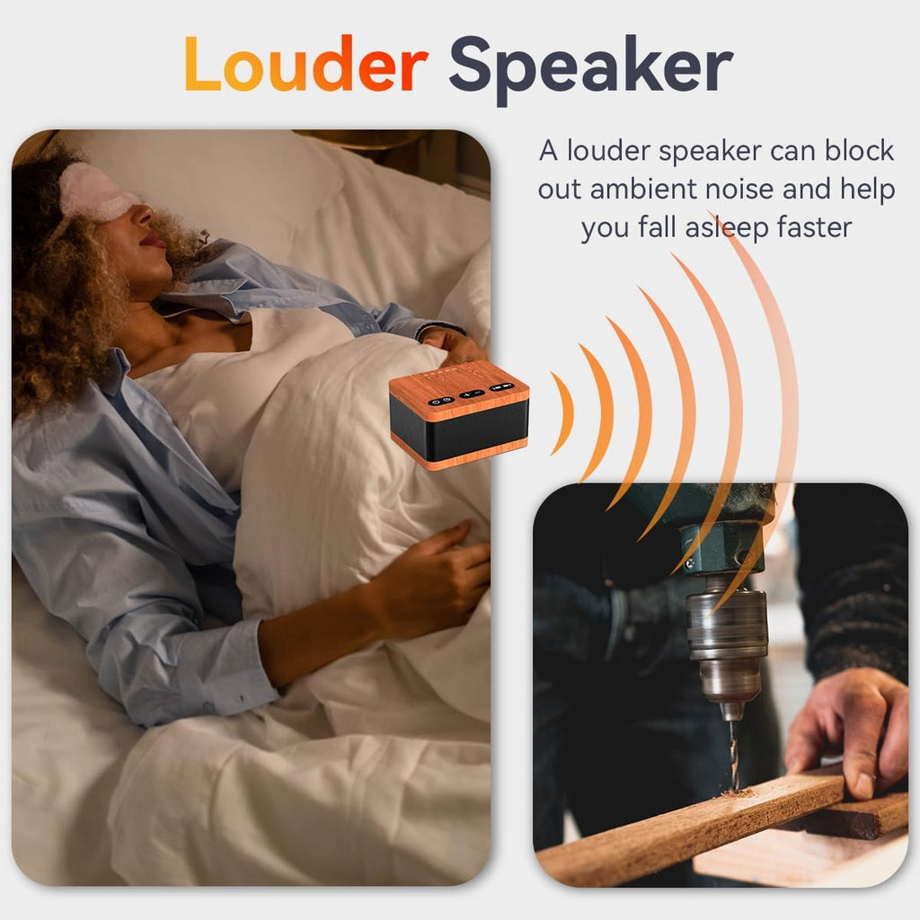 DailyBody Sound Machine White Noise Machine with 30 Soothing Sounds 32 Levels Volume 5 Timers and Memory Function Effectively Blocks Noise…