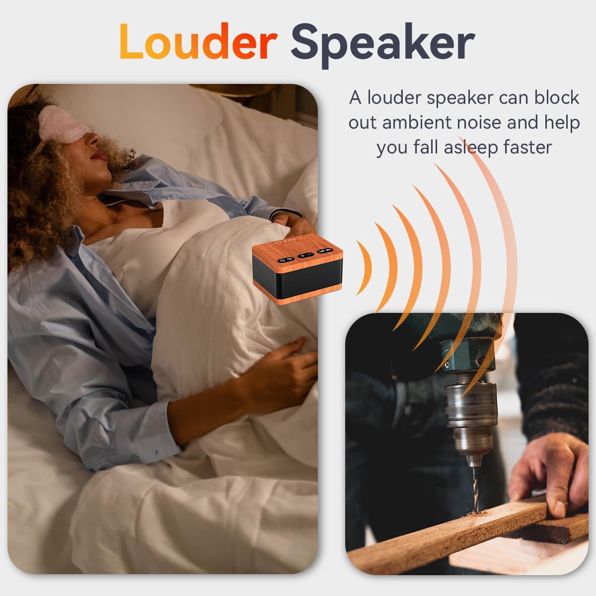 DailyBody Sound Machine White Noise Machine with 30 Soothing Sounds 32 Levels Volume 5 Timers and Memory Function Effectively Blocks Noise…