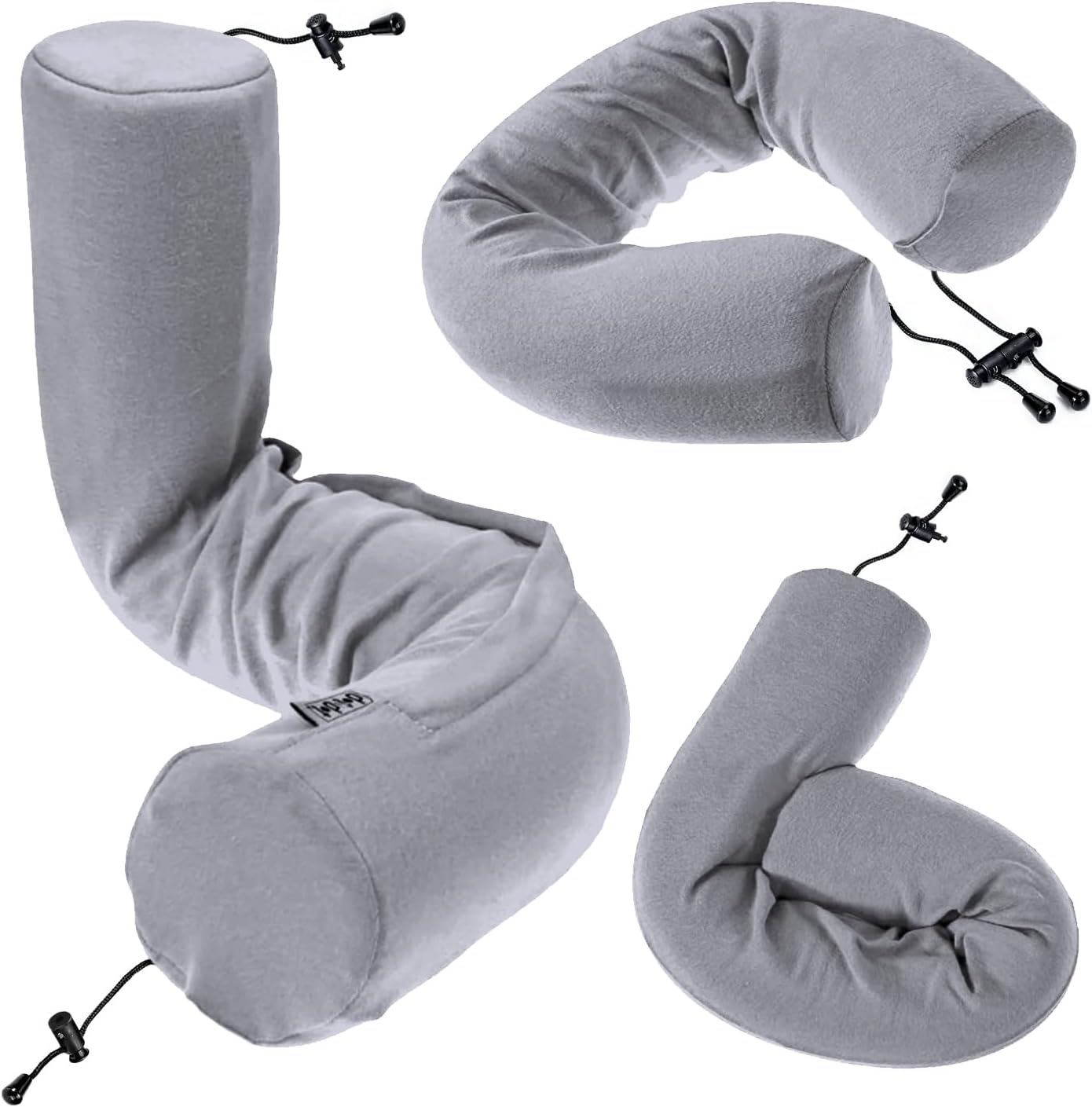 Dot&Dot Twist Memory Foam Travel Pillow for Airplanes - Travel Neck Pillow for Sleeping - Airplane Pillow for Neck Support, Chin, Lu…