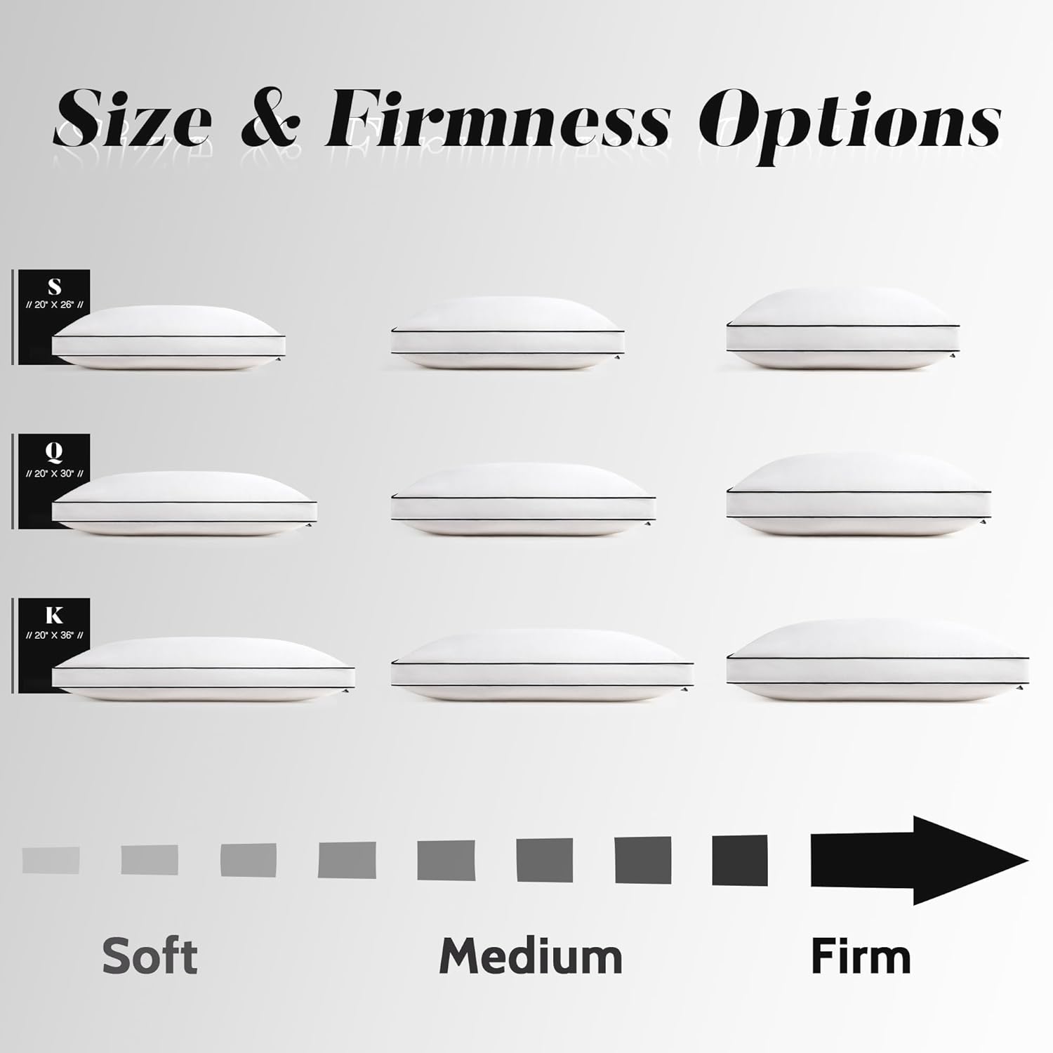 DOWNSTORIA Feather Down Pillows Standard Size Set of 2 with Gusset, Luxury Hotel Collection Bed Pillow 2 Pack, Down Surrounded Gusseted…