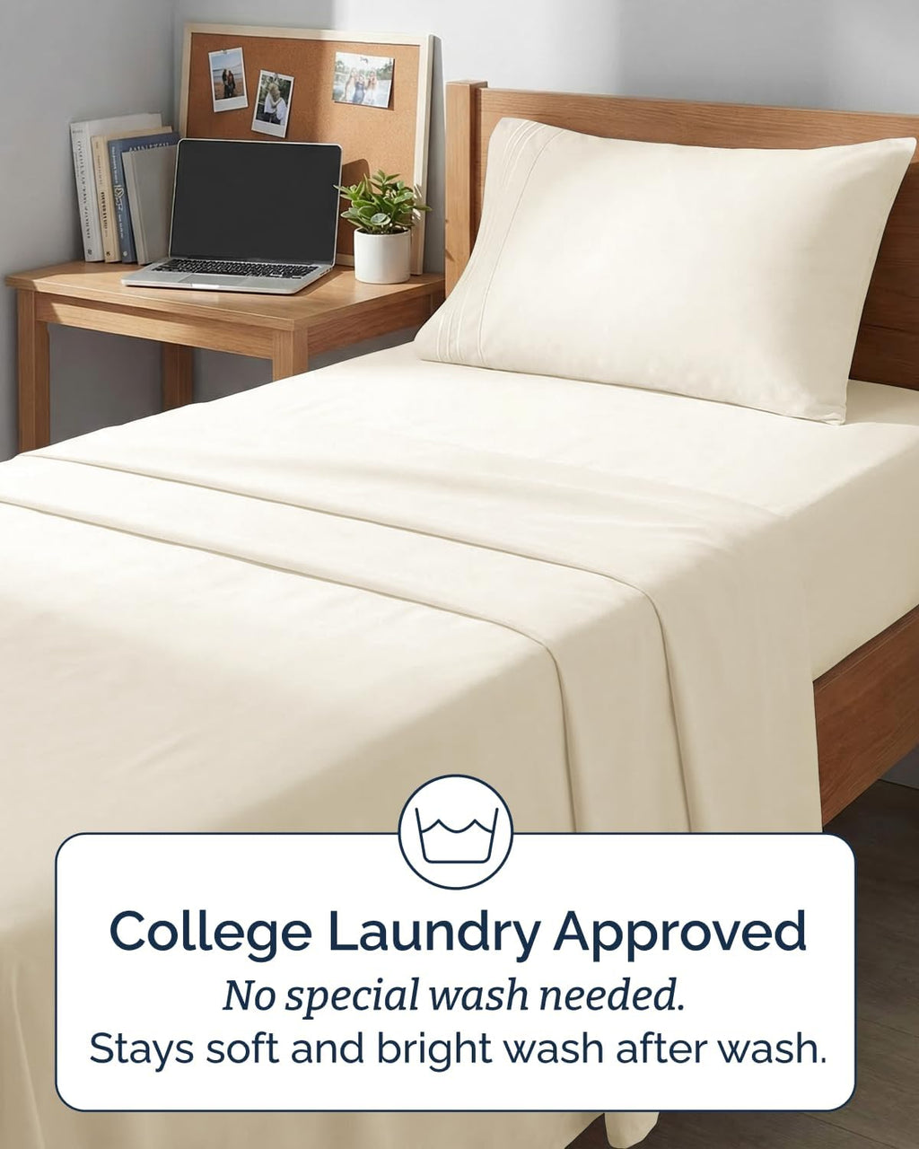 Twin XL 4 Piece Sheet Set - Comfy Breathable & Cooling - Hotel Luxury Bedding for Women, Men, Kids, Teens & Children - 1 Flat & 1 Fitted…