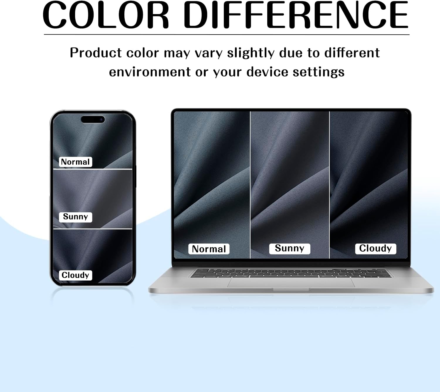 ChrisDowa Grommet Blackout Curtains for Bedroom - Thermal Insulated Room Darkening Curtains for Living Room (1 Panel Set, Stone Blue, 52W x…