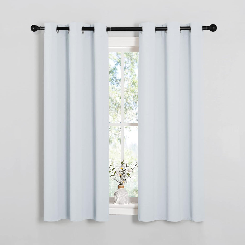 Nicetown Room Darkening Curtain Panels for Bedroom, easy maintenance Solid Thermal Insulated Grommet Room Darkening Draperies/Drapes…