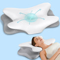 Besyodo Besyodo Cervical Neck Pillow for Neck, Ergonomic Pillow for Sleeping Contour Memory Foam Pillows with Cooling Pillowcase, B…