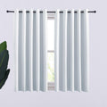 NICETOWN Room Darkening Draperies Curtains Panels, Window Treatment Thermal Insulated Grommet Room Darkening Curtains/Drapes for Bedroom…