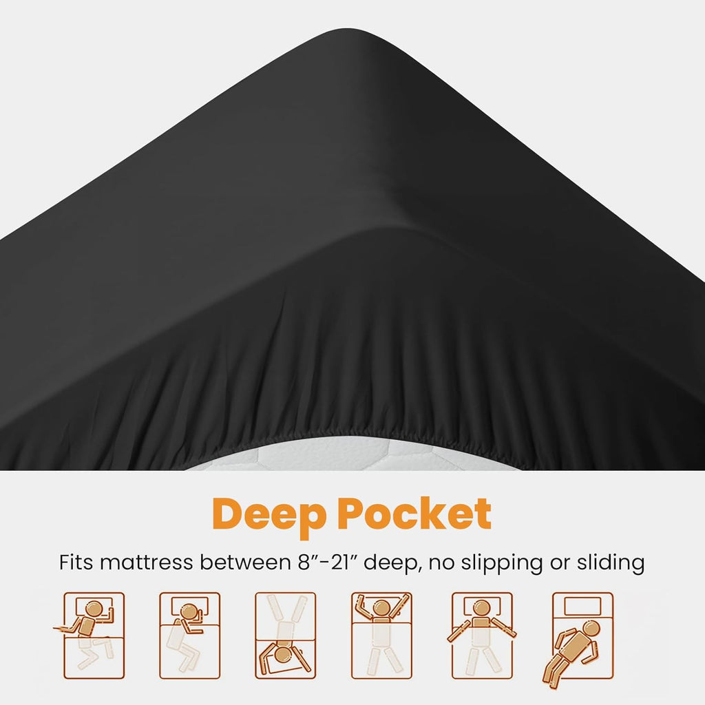 Matbeby California King Mattress Pad - Cooling Breathable Mattress Topper, Quilted Fitted Mattress Protector, Pillow Top Mattress Cover wit…