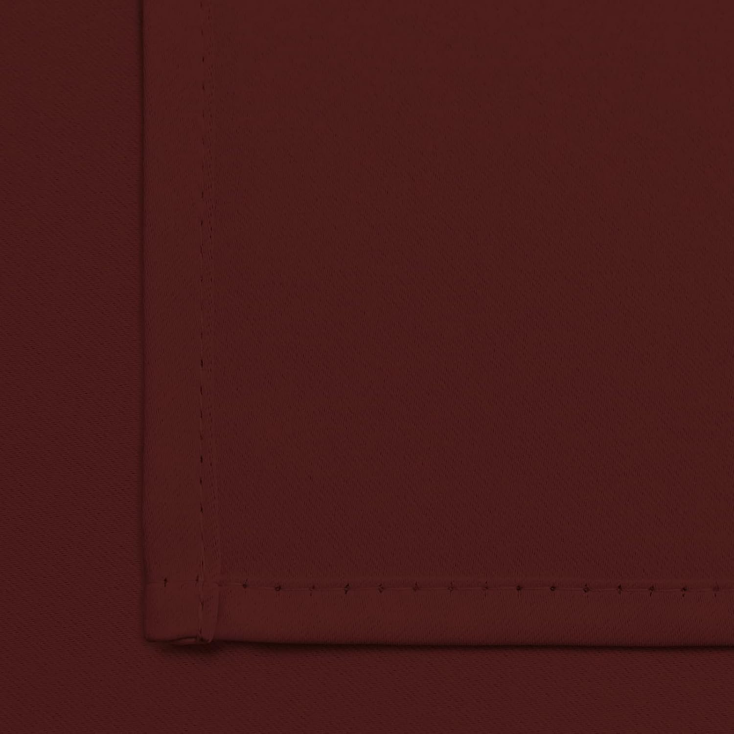 Yakamok 36 Inch Blackout Curtains for Kitchen, Grommet Sunlight Block Energy Saving Window Drapes for Bedroom Bathroom, Burgundy Red…